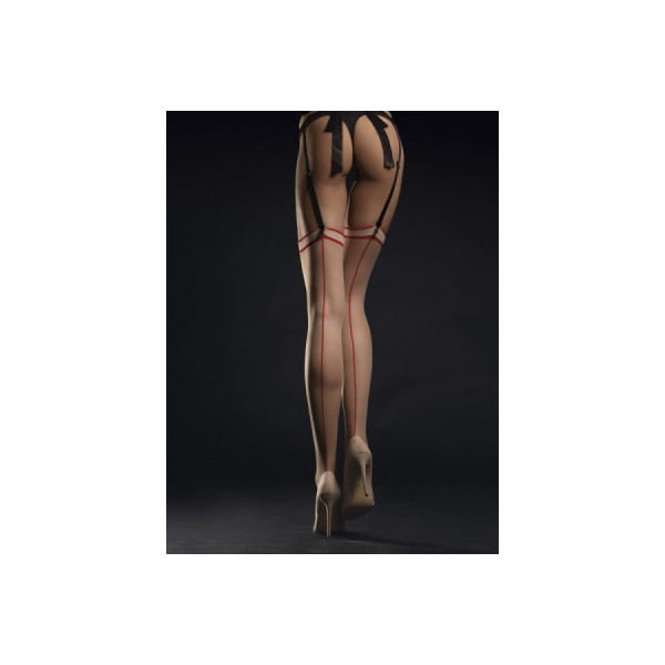 Madame Bas 20 DEN - Nude et Rouge
